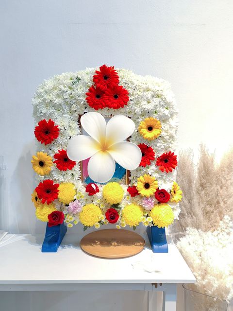 Funeral Floral Photo Frame 02