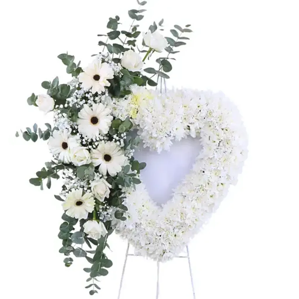 Memorial Heart Wreath Stand