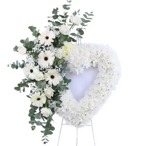 Memorial Heart Wreath Stand