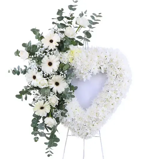 Memorial Heart Wreath Stand