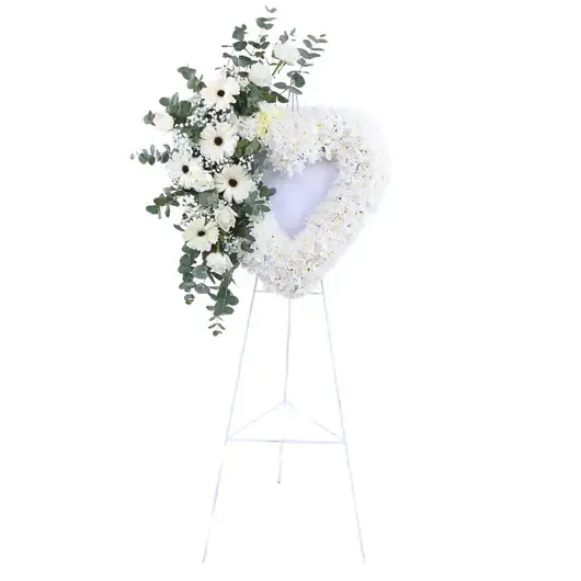 Memorial Heart Wreath Stand