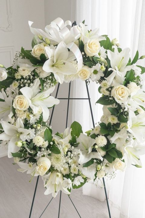 Condolence Wreath Stand 06