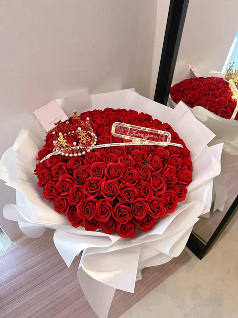 Soap Roses Bouquet (99 Roses)