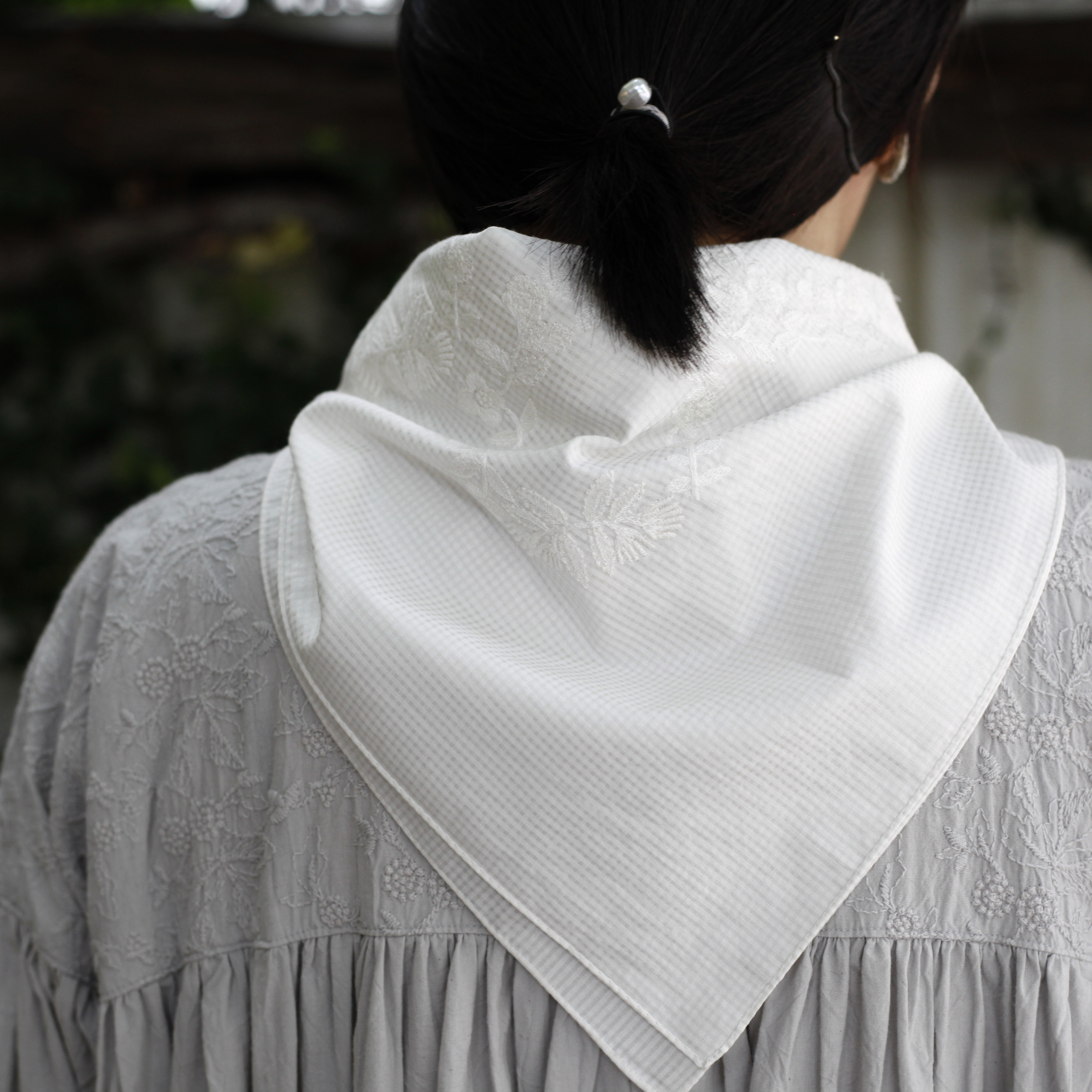 flower crown  handkerchief-mina perhonen(54*54cm)