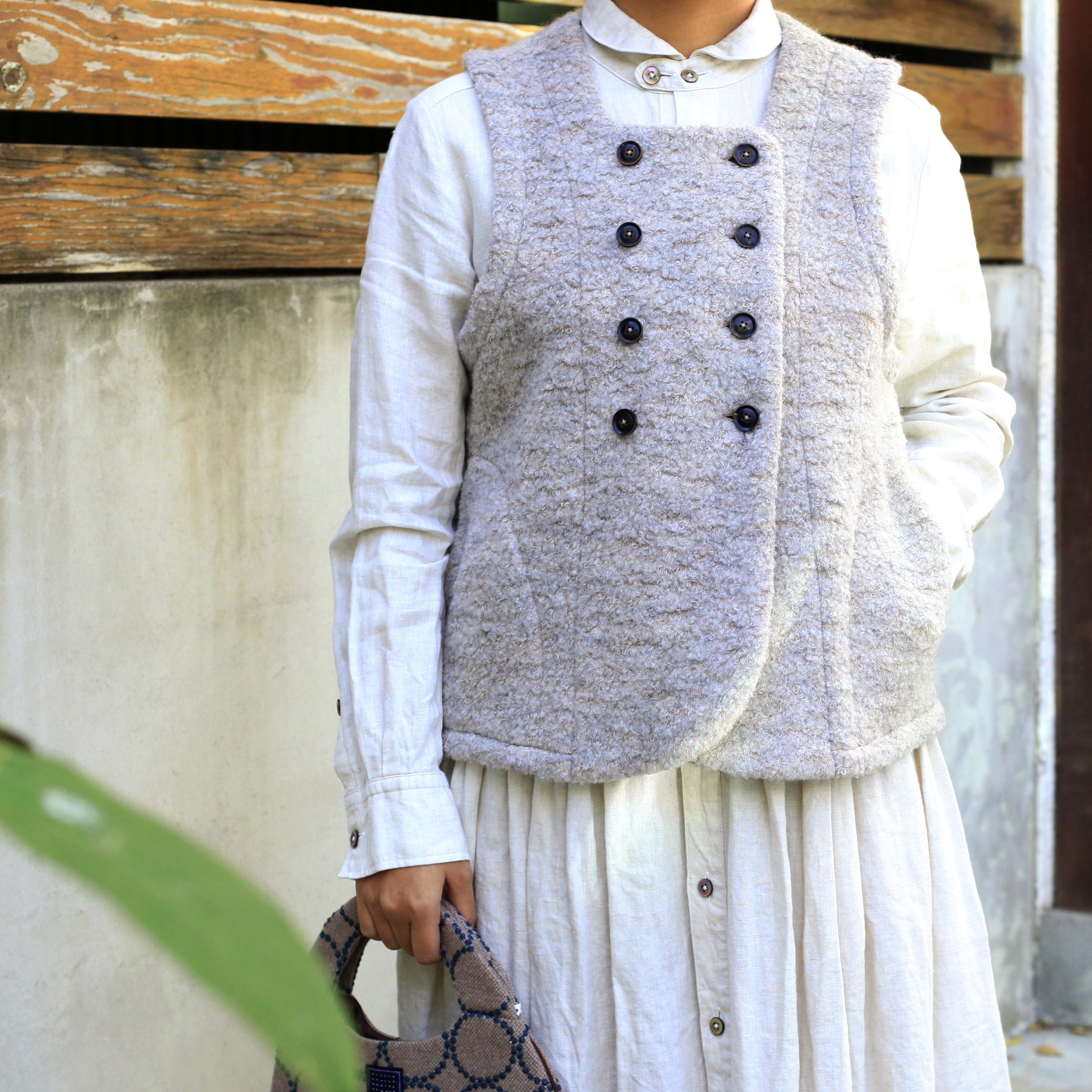 毛毛背心-大正面