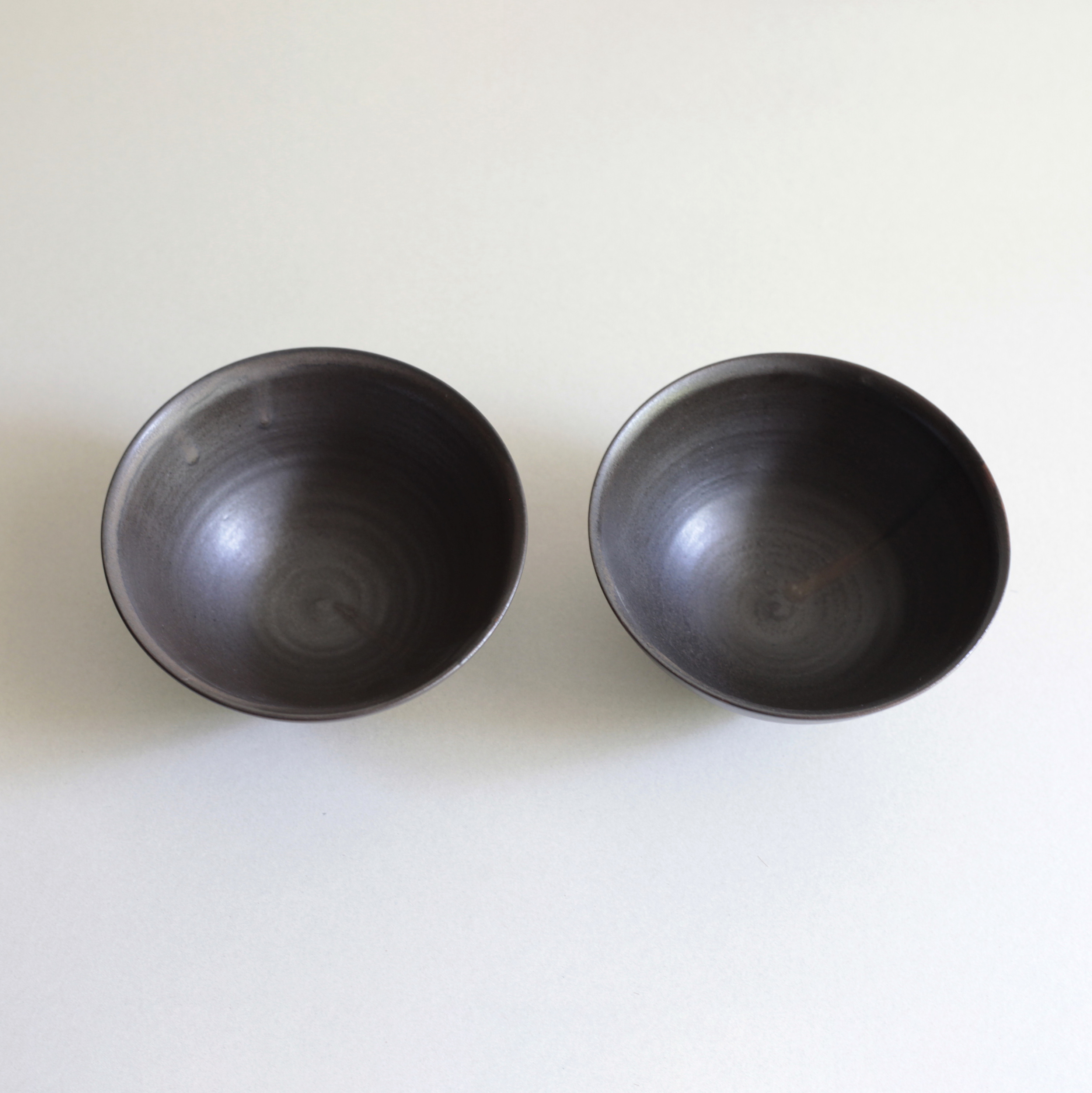 藍黑釉甜點碗-上