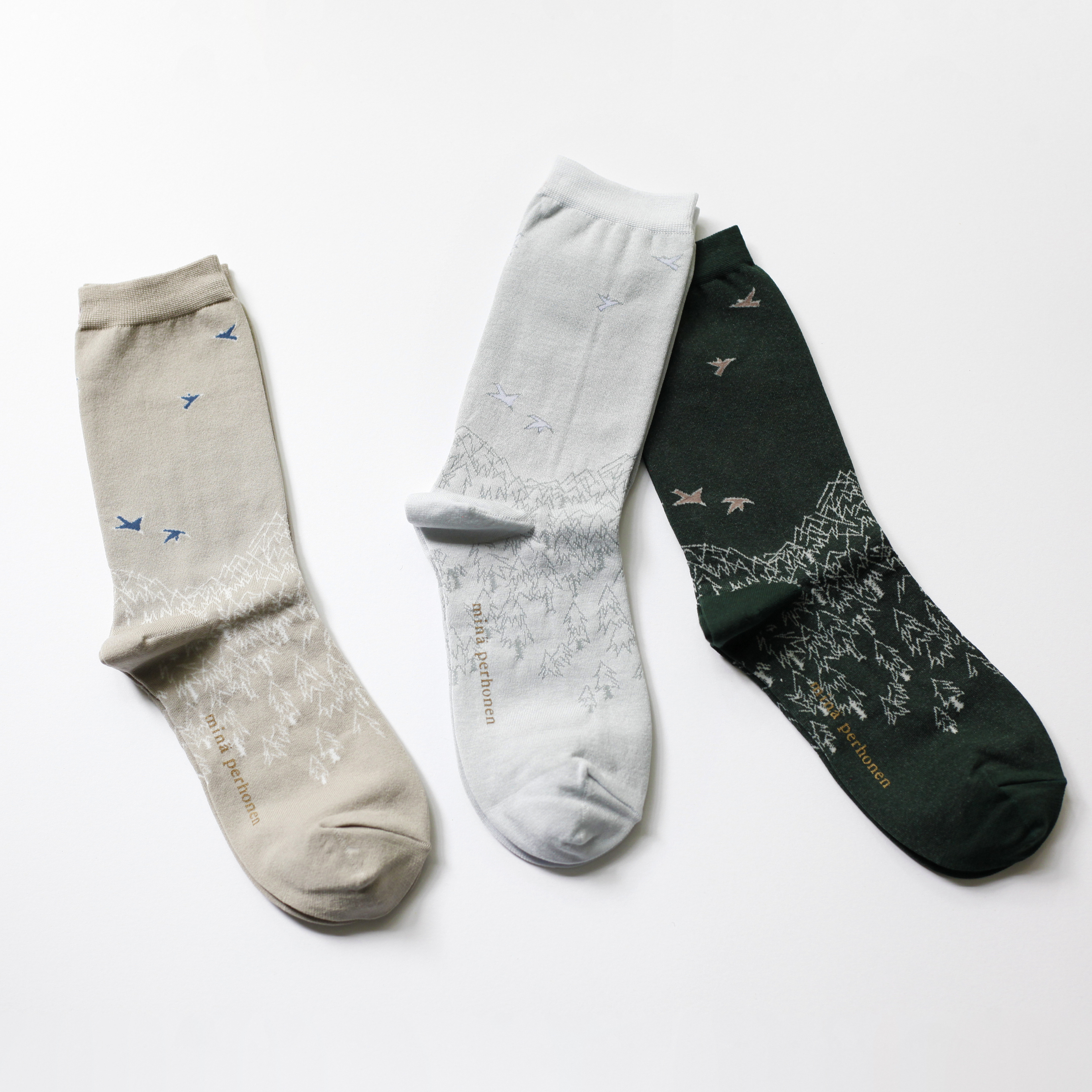 forest to bird sock-mina perhonen