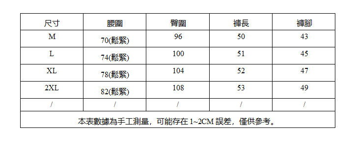 西裝尺寸