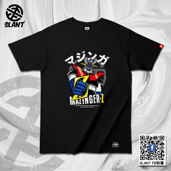 SLANT 無敵鐵金剛T恤マジンガーZ 大魔神Mazinger-Z 短袖T恤純棉T