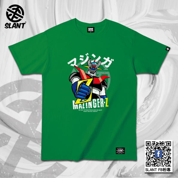 SLANT 無敵鐵金剛T恤マジンガーZ 大魔神Mazinger-Z 短袖T恤純棉T恤卡通