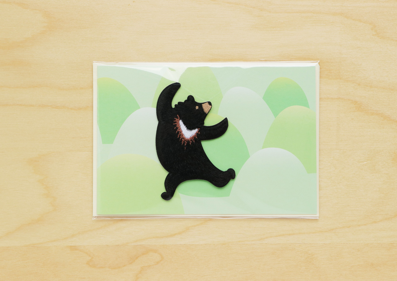 《島嶼漫舞》繡片與萬用卡組・台灣黑熊-04