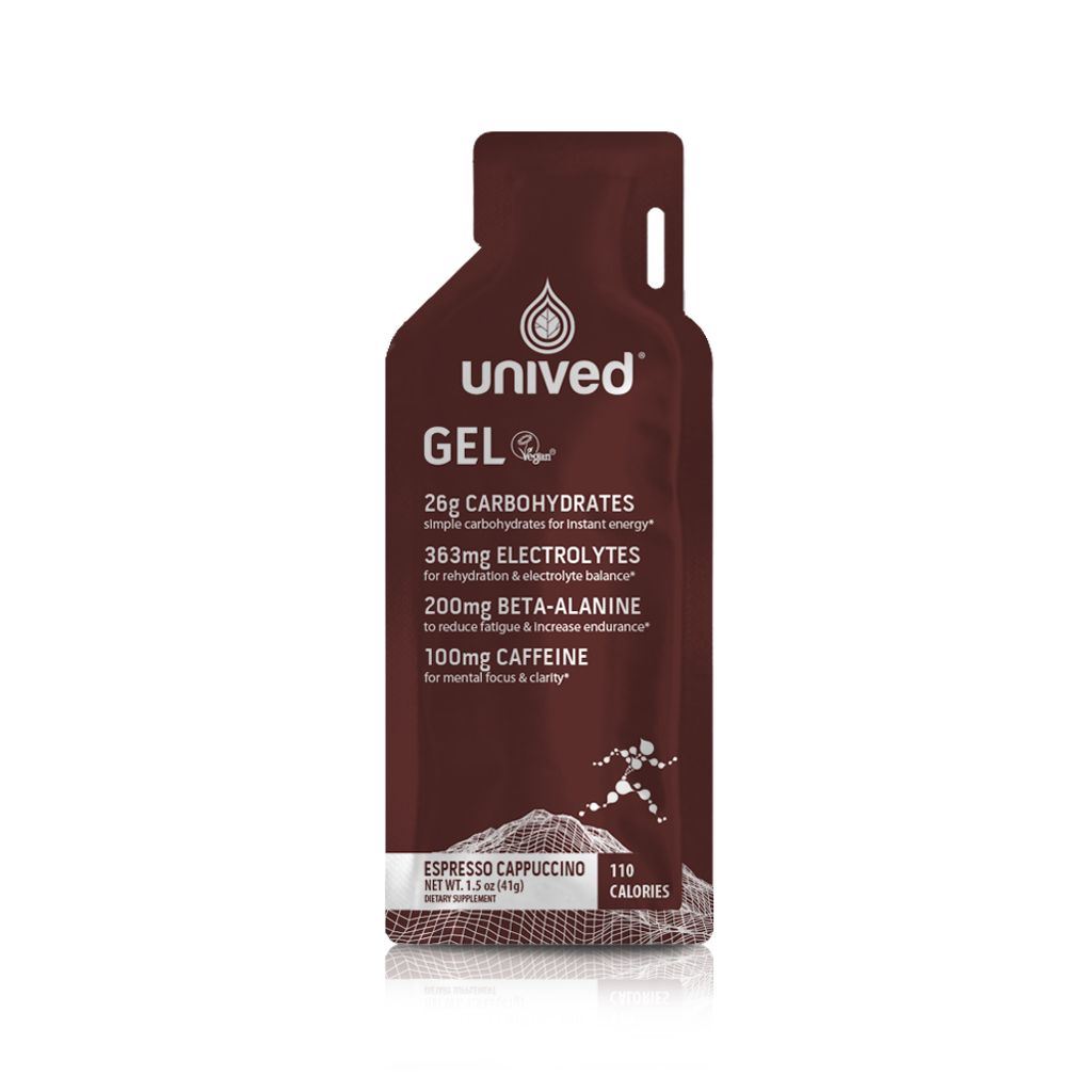 UNIVED Energy Gel - Espresso Cappuccino (100mg Caffeine) – Sportlicious ...