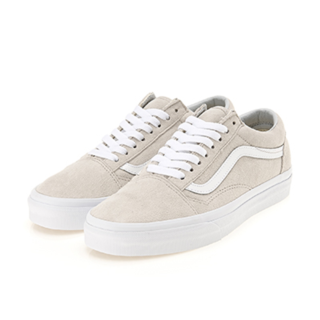 VANS] OLD SKOOL PIG SUEDE-MOONBEAM/TRUE WHITE 男女杏白麂皮滑板鞋– Ms.66 STUDIO 韓國代購