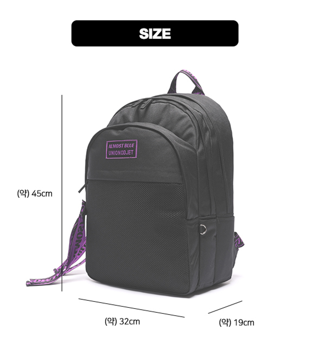 大人気!ALMOST BLUE X UNION OBJET ULTRA VIOLET BACKPACK Almost blue union objet backpack hotsell