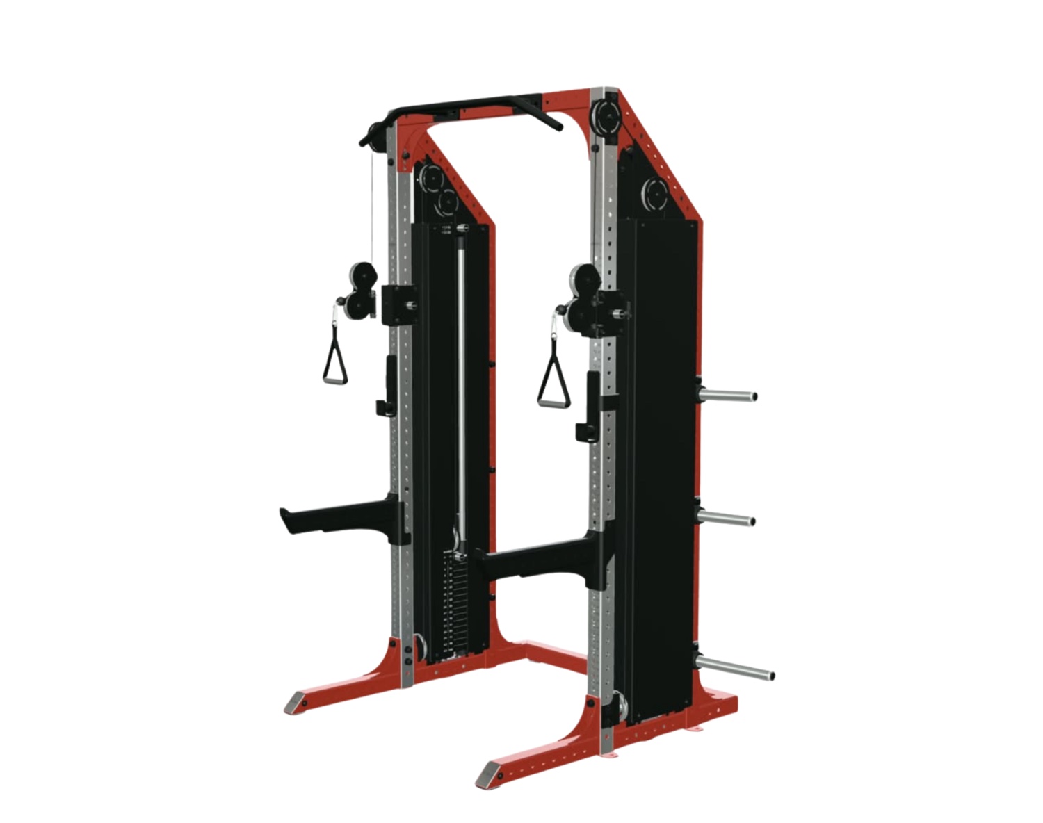 The Platinum package rack set-up
