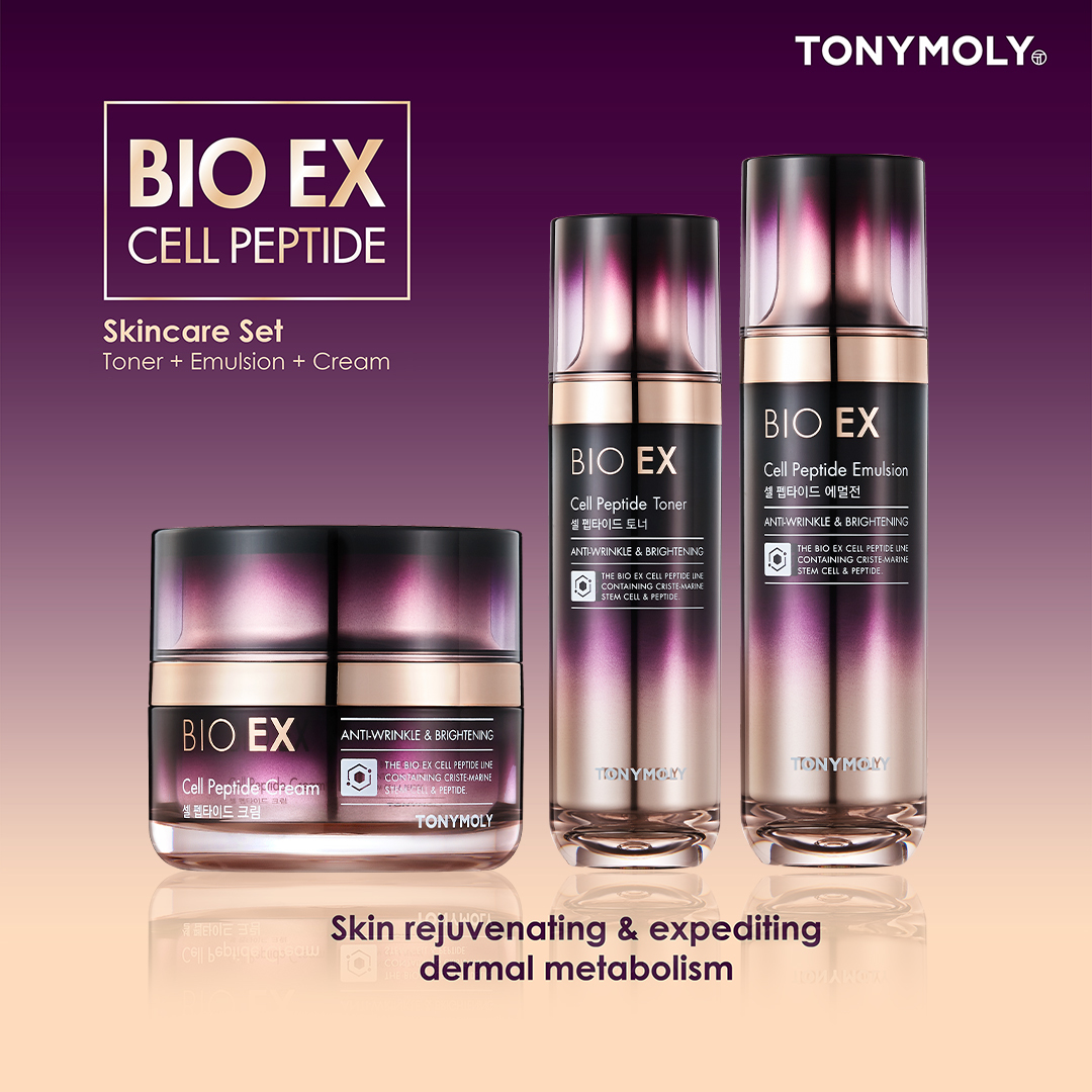 Tonymoly Bio Ex Cell Peptide Skin Care Set Tonymoly Malaysia
