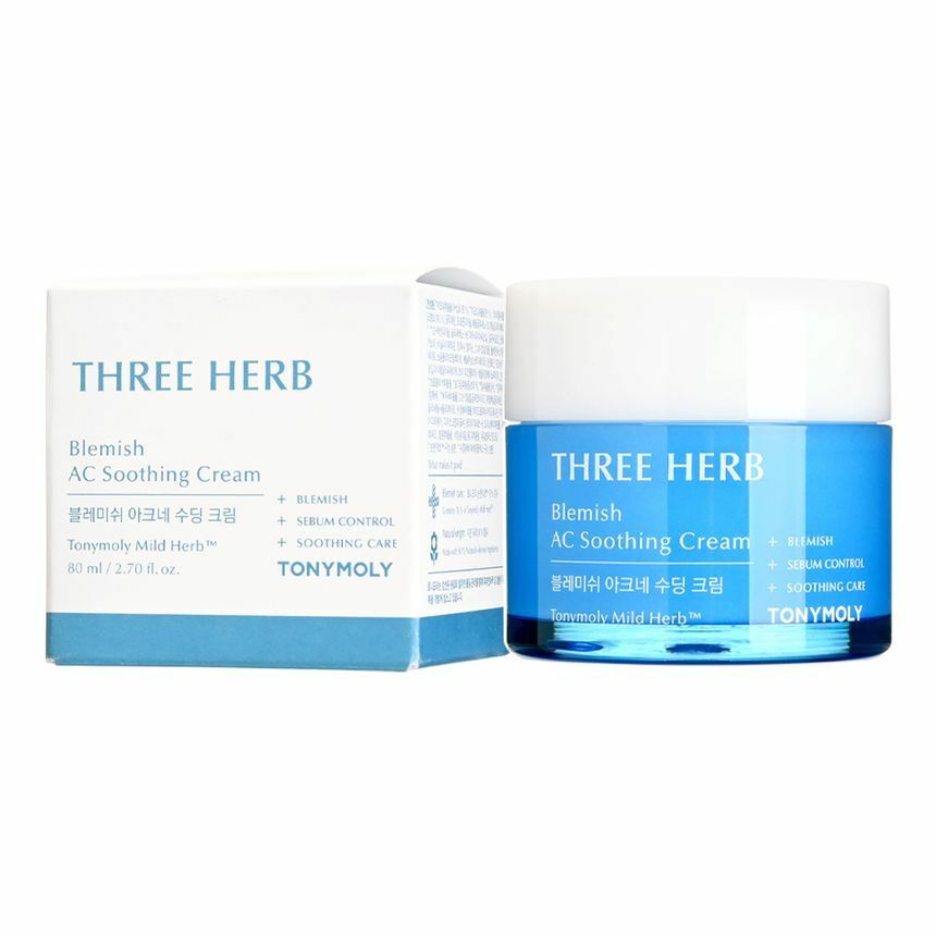 TONYMOLY Three Herb Blemish AC Soothing Cream 80ml-limited Offer