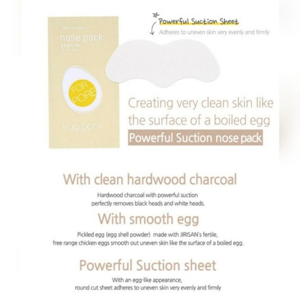 TONYMOLY Egg Pore Nose Pack - 7 Sheets