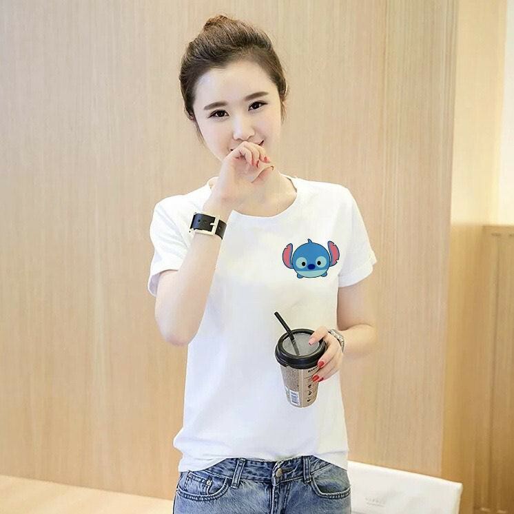 TSUM TSUM UNISEX Cartoon Printed Graphic Short Sleeves T-Shirt