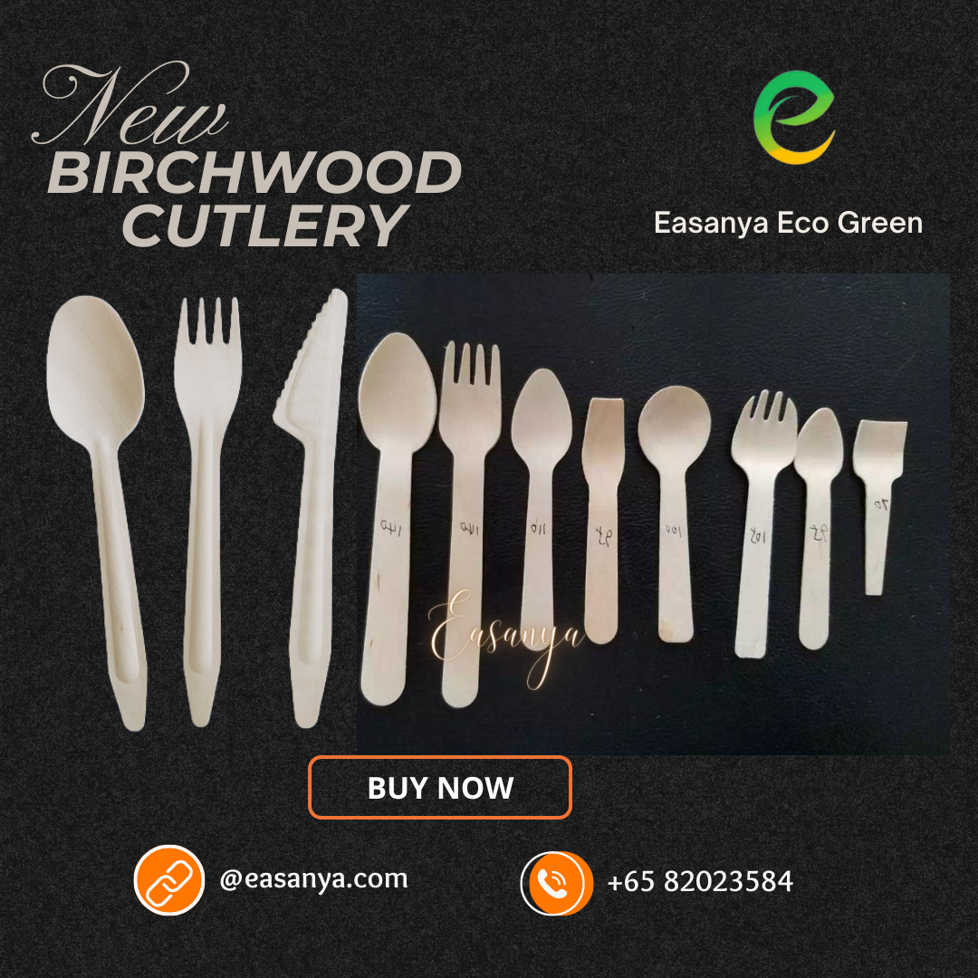 Birchwood Cutlery – Easanya Eco Green Pte Ltd