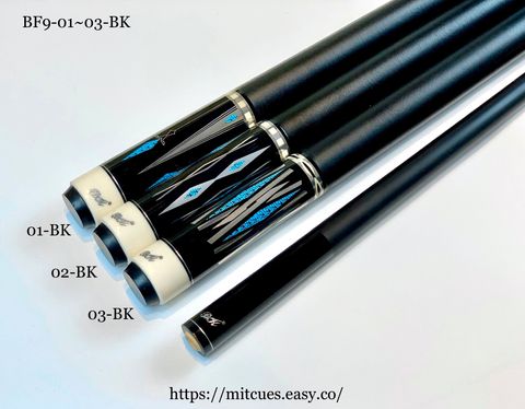 POOL CUE 9球/黑8桿 – Mit Cues