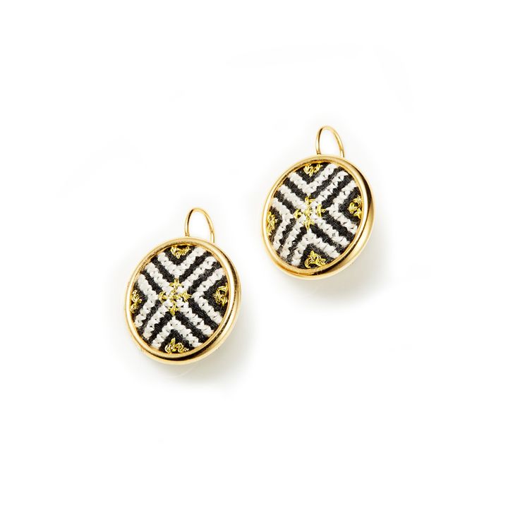 1. Gold Black Arabesque GLOW Statement Earrings (b).jpg