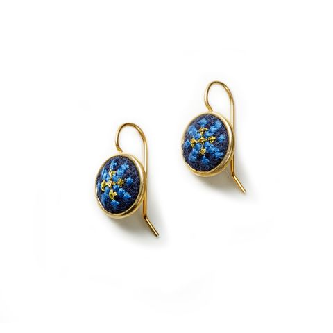 3. Gold Blue Arabesque GLOW Dainty Earrings (b).jpg