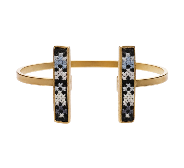 16. Gold Black Cuff Bangle (a).png