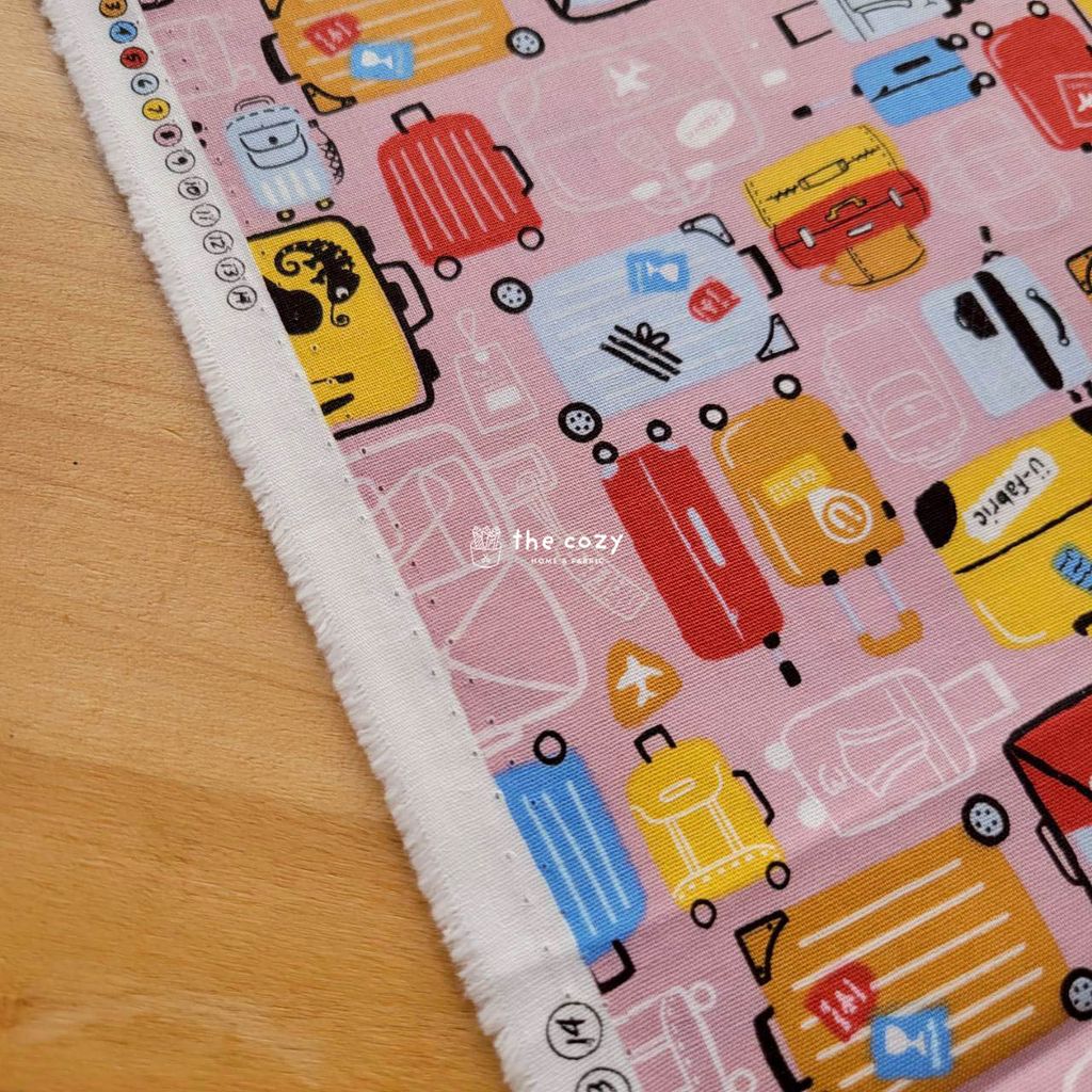 台灣中薄棉_旅行行李箱樂園_奶油米_旅遊布登機布3