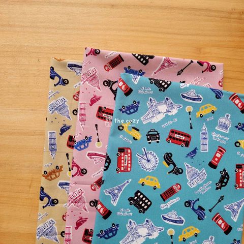 台灣中薄棉_英倫城市旅遊_奶茶米_紅巴士大笨鐘6