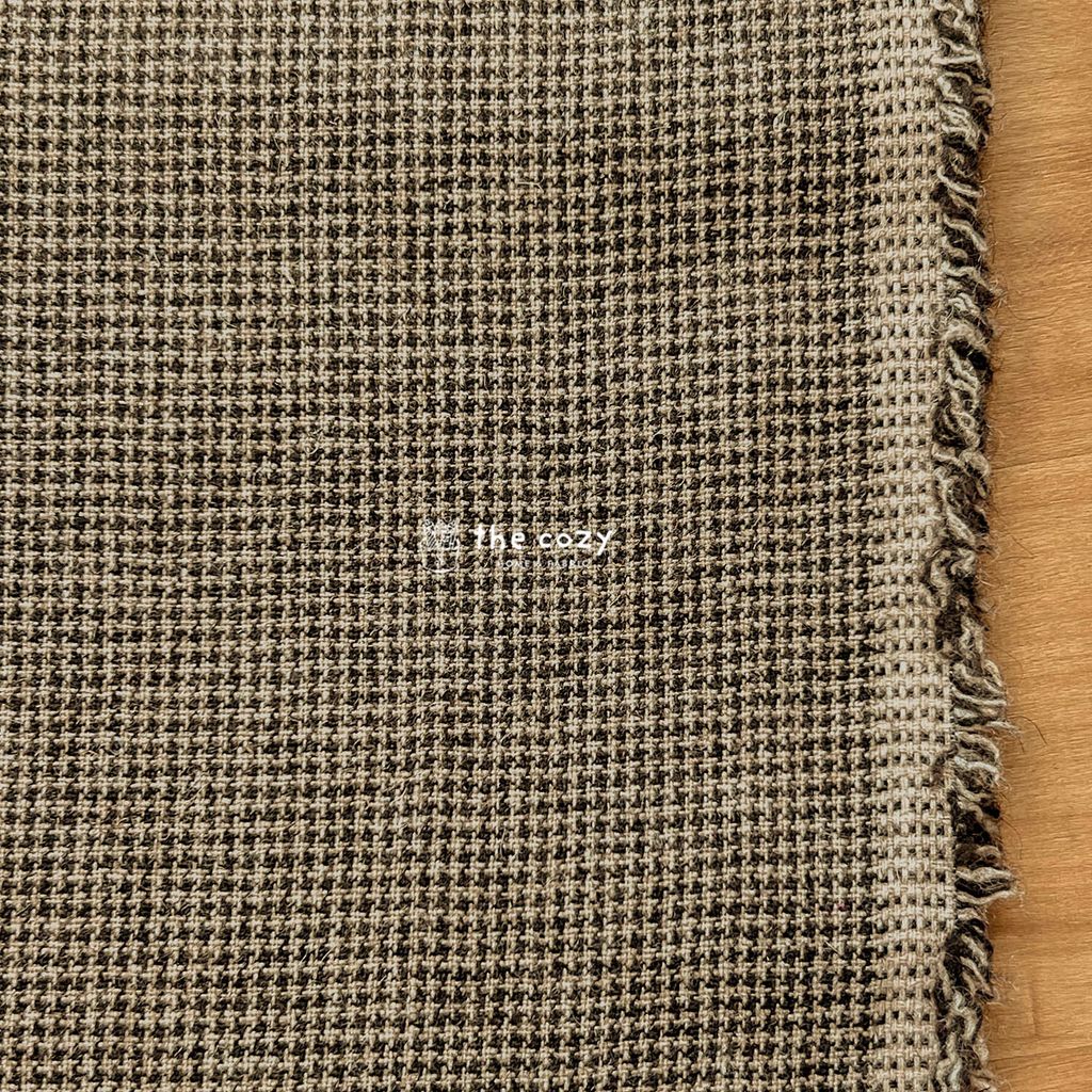 日本毛料_經典千鳥格_灰黑系_秋冬羊毛混紡布6