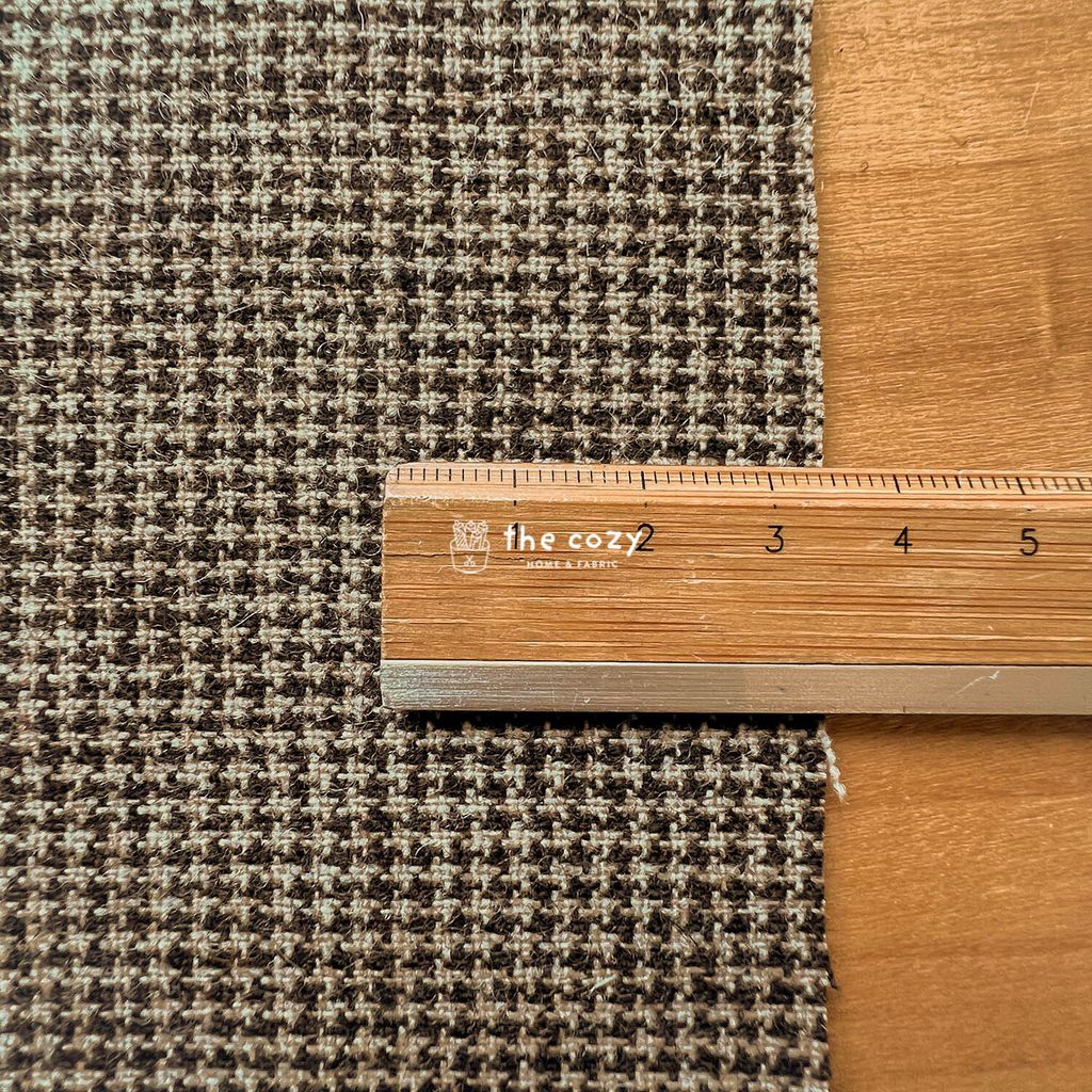 日本毛料_經典千鳥格_灰黑系_秋冬羊毛混紡布4