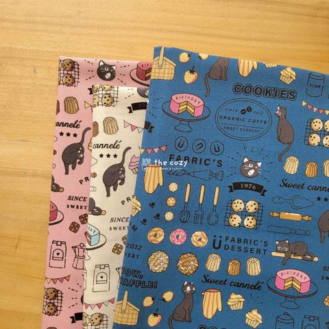 台灣厚棉_貓咪甜點下午茶_甜粉_蛋糕餅乾可麗露1