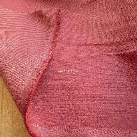 燈芯絨布_玫瑰紅_秋冬柔絨面料4