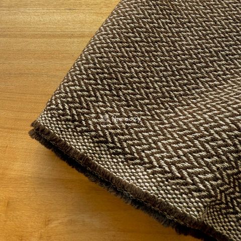 毛料布_深灰人字紋_經典厚呢系列4