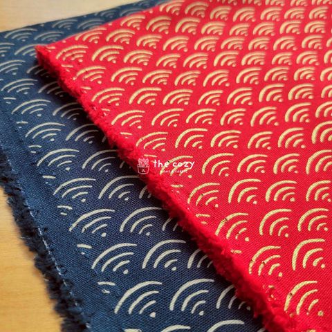 印花布_千層浪語經典青海波_二色3