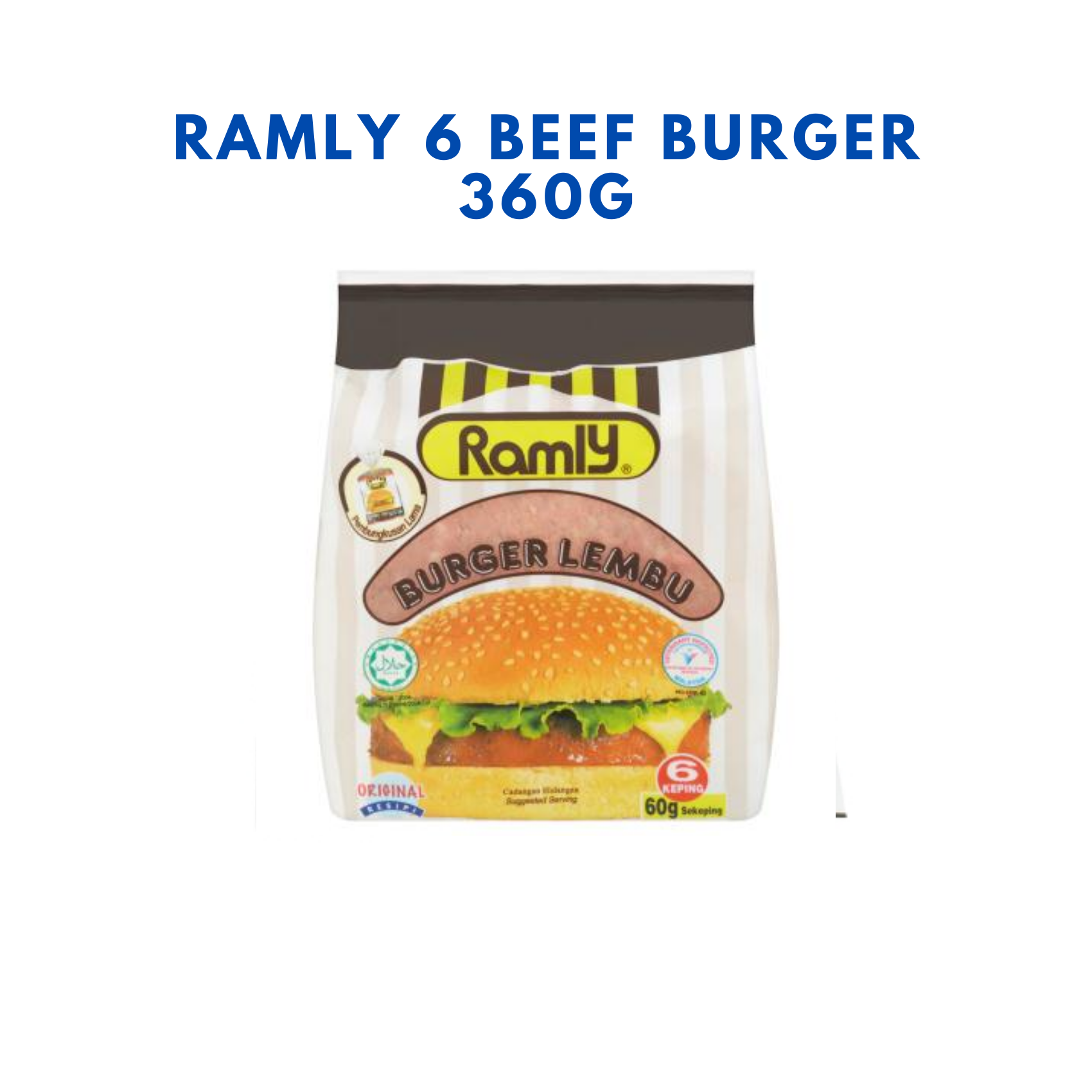 Ramly 6 Beef Burger Pasago2u Your Convenience Grocery Store