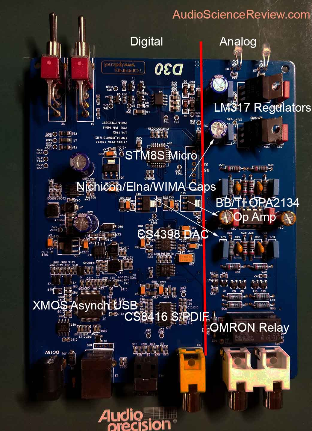 Topping D30 USB DAC Top Board Teardown.jpg