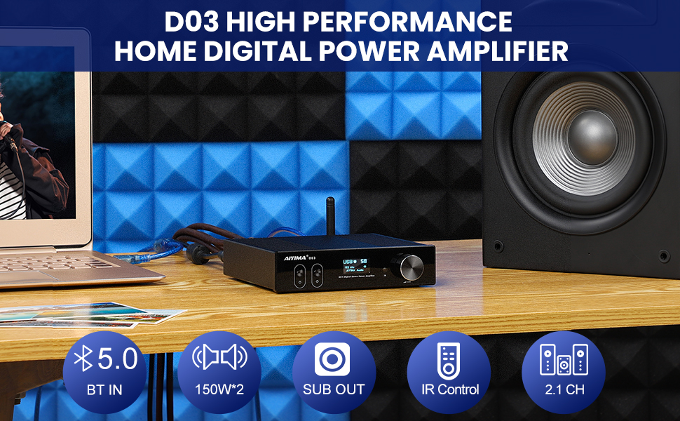 Aiyima D03 Bluetooth Digital Power Amplifier 9.jpg