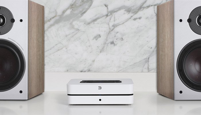 POWERNODE_WithOberon3_WHT_1920x1080px_V2 streaming amplifier with speakers