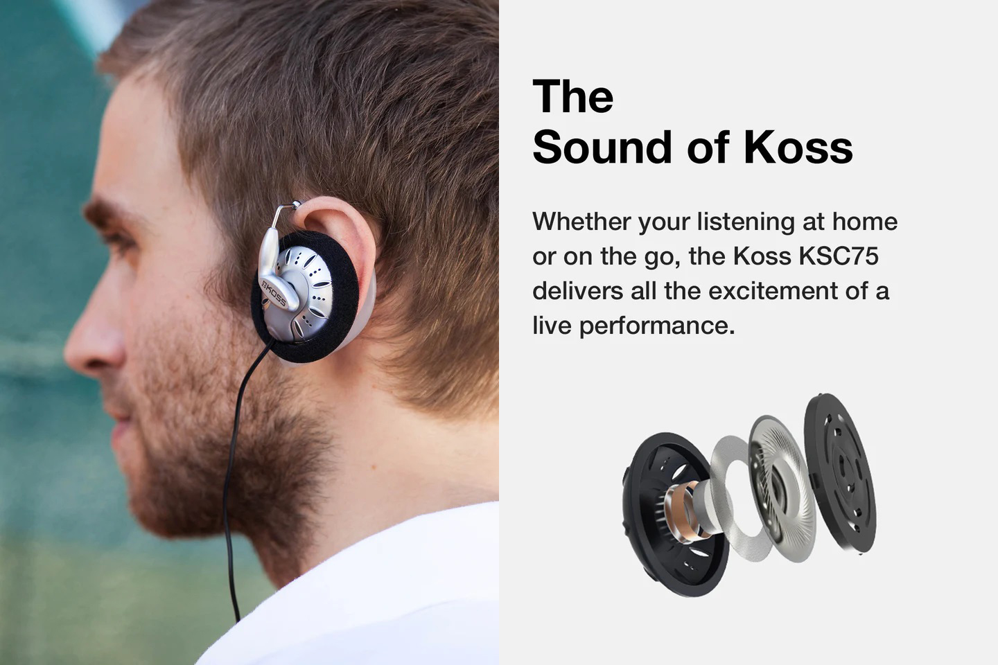 Koss KSC75 On-Ear Clips Headphones – TechX Malaysia: Home Audio Online Store