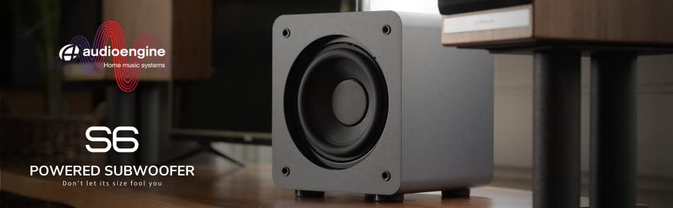 Audioengine S6 Powered Sub (Grey) 