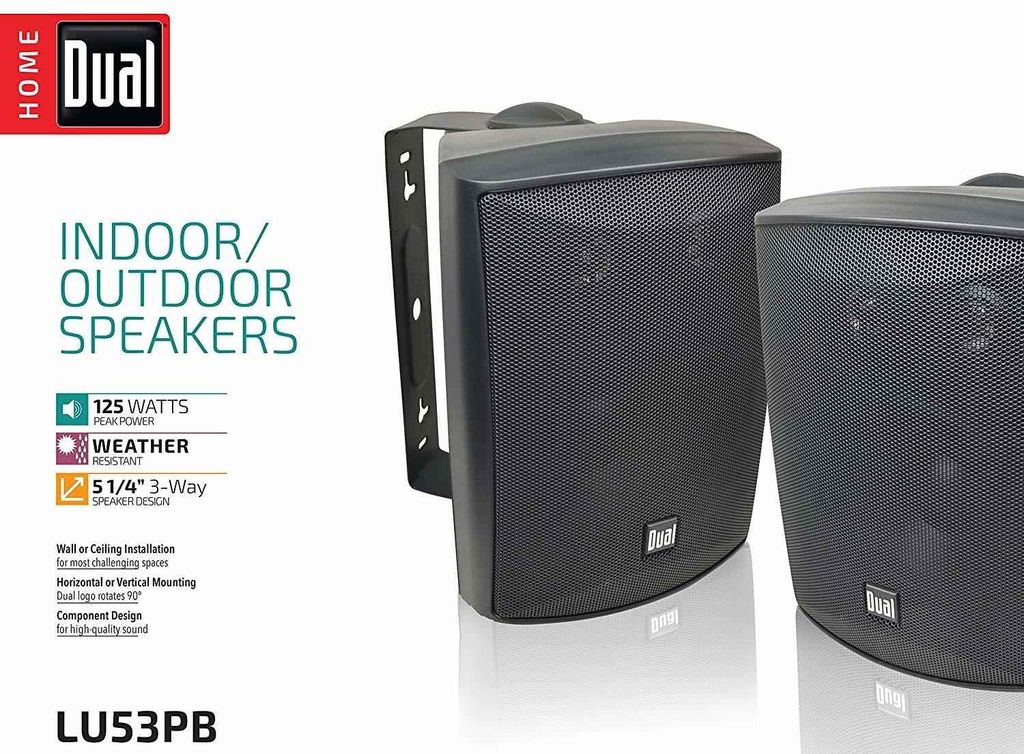 Dual Electronics Best Budget Speakers 2019 for Restaurant, Bar or Cafe