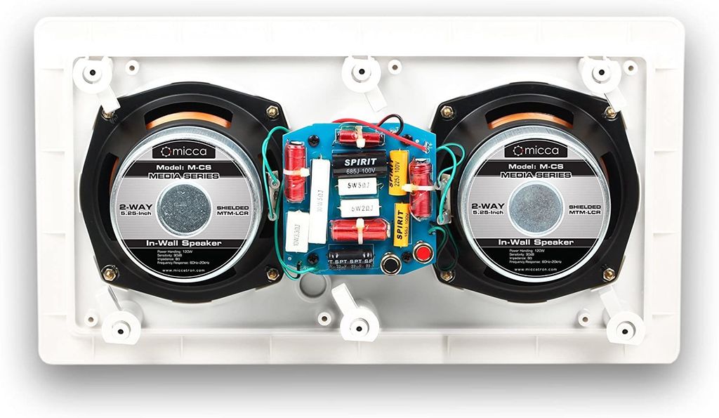 Micca MCS Dual 5.25" InWall Center Channel Speaker TechX Malaysia