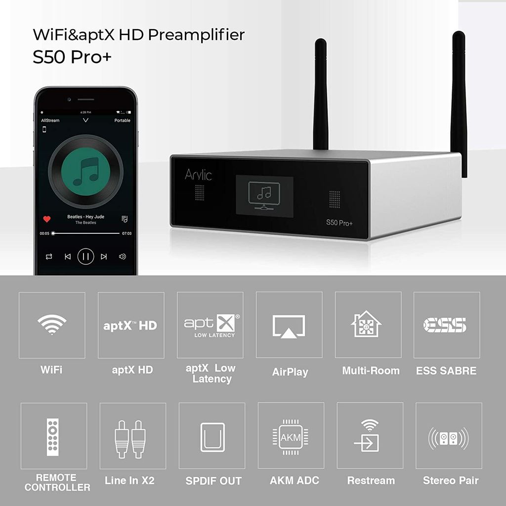 S50 Pro+ Wireless AptX HD Multiroom Stereo Preamplifier 16.jpg
