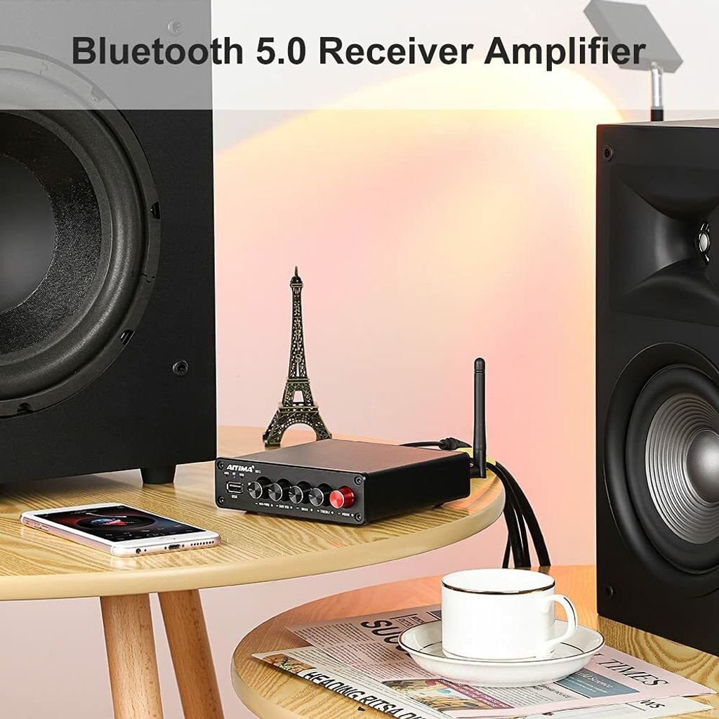 Aiyima B01 Bluetooth Amplifier with Subwoofer Output 9.jpg