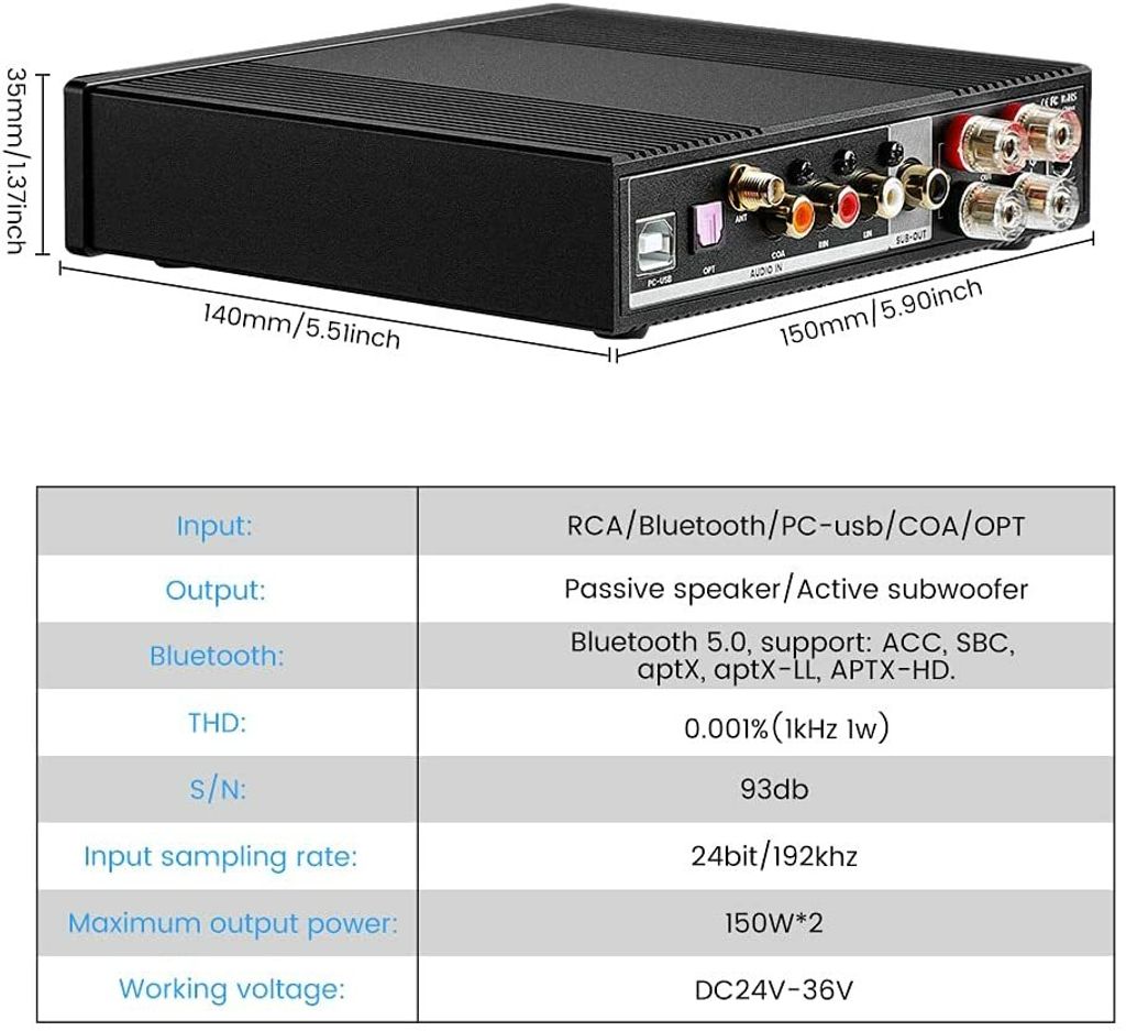 Aiyima D03 Bluetooth Digital Power Amplifier 4.jpg