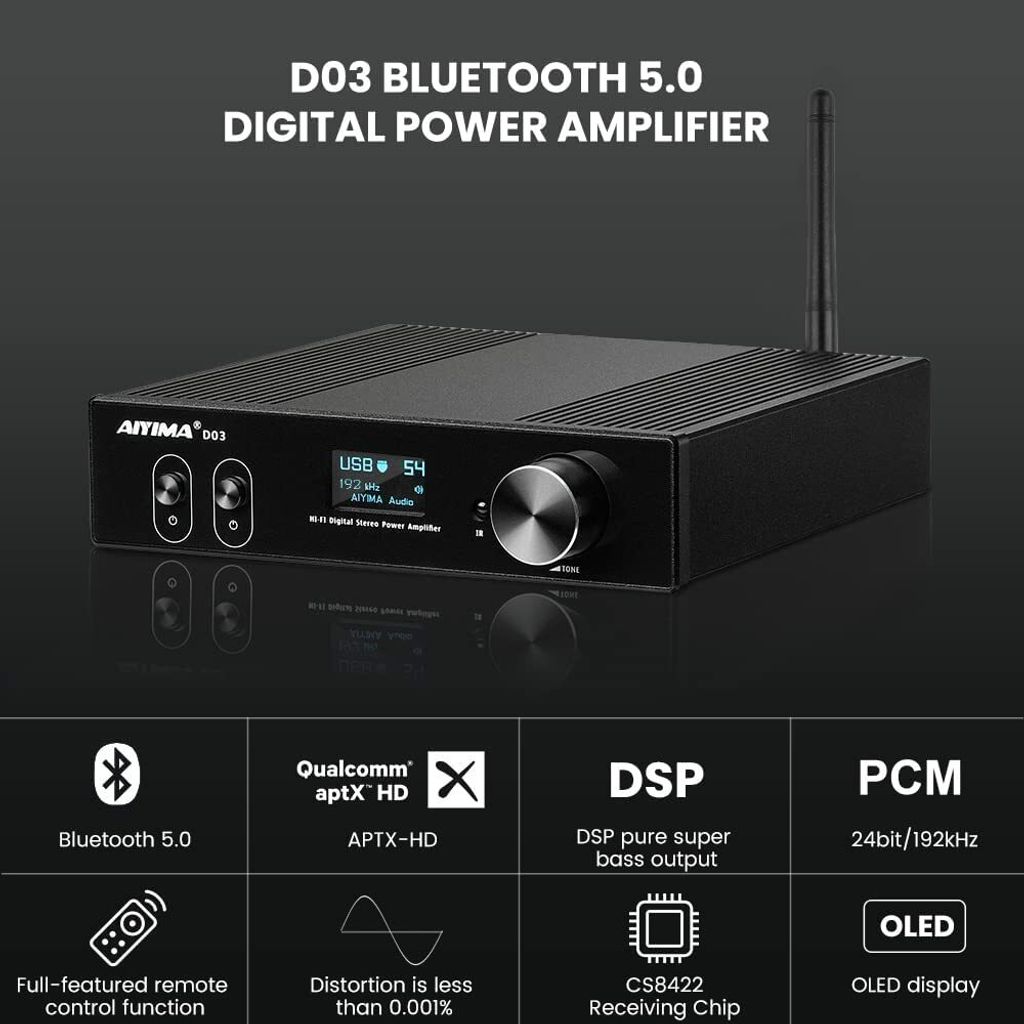Aiyima D03 Bluetooth Digital Power Amplifier 8.jpg