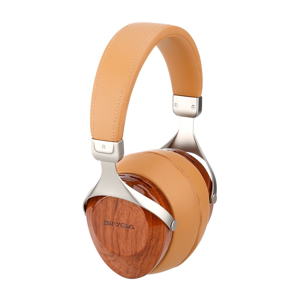 Sivga Robin SV021 Closed-Back Over-Ear Solid Wood HiFi Headphones Rosewood Brown 1