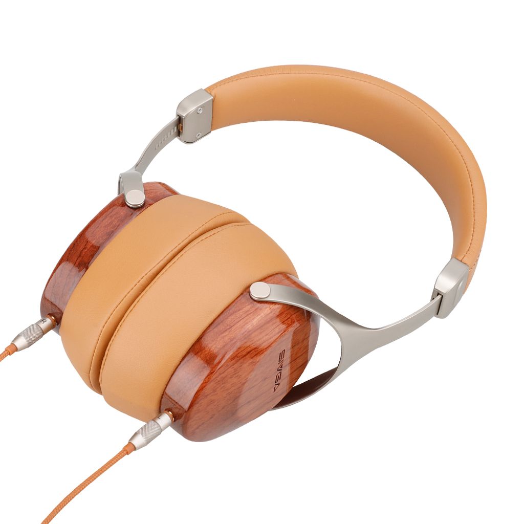 Sivga Robin SV021 Closed-Back Over-Ear Solid Wood HiFi Headphones Rosewood Brown 6